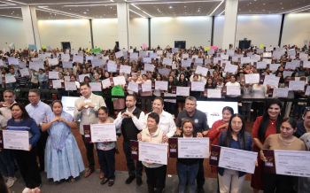 Entregan diputadas y diputados apoyos del Programa de Obra Comunitaria en beneficio de los distritos locales